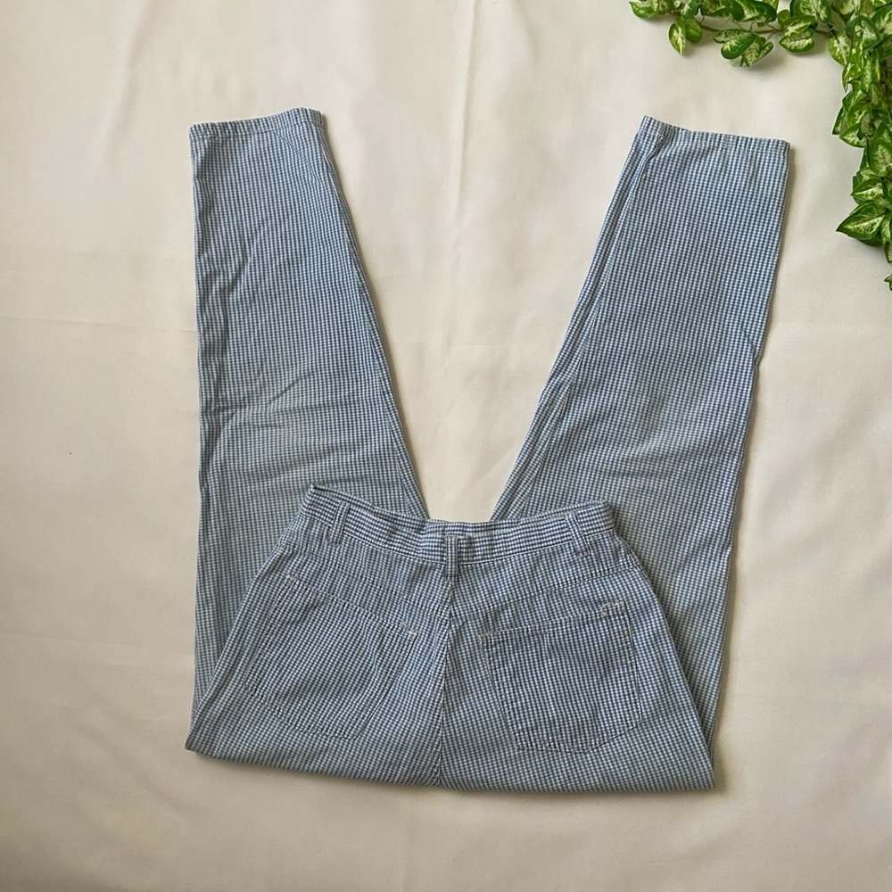 Vintage Ginham High Waisted Tapered Pants